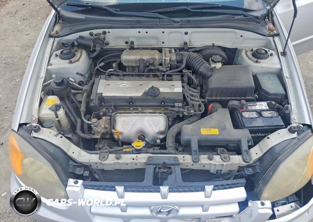 2004 Hyundai Accent Gl VIN:KMHCG45C24U552287 - 11