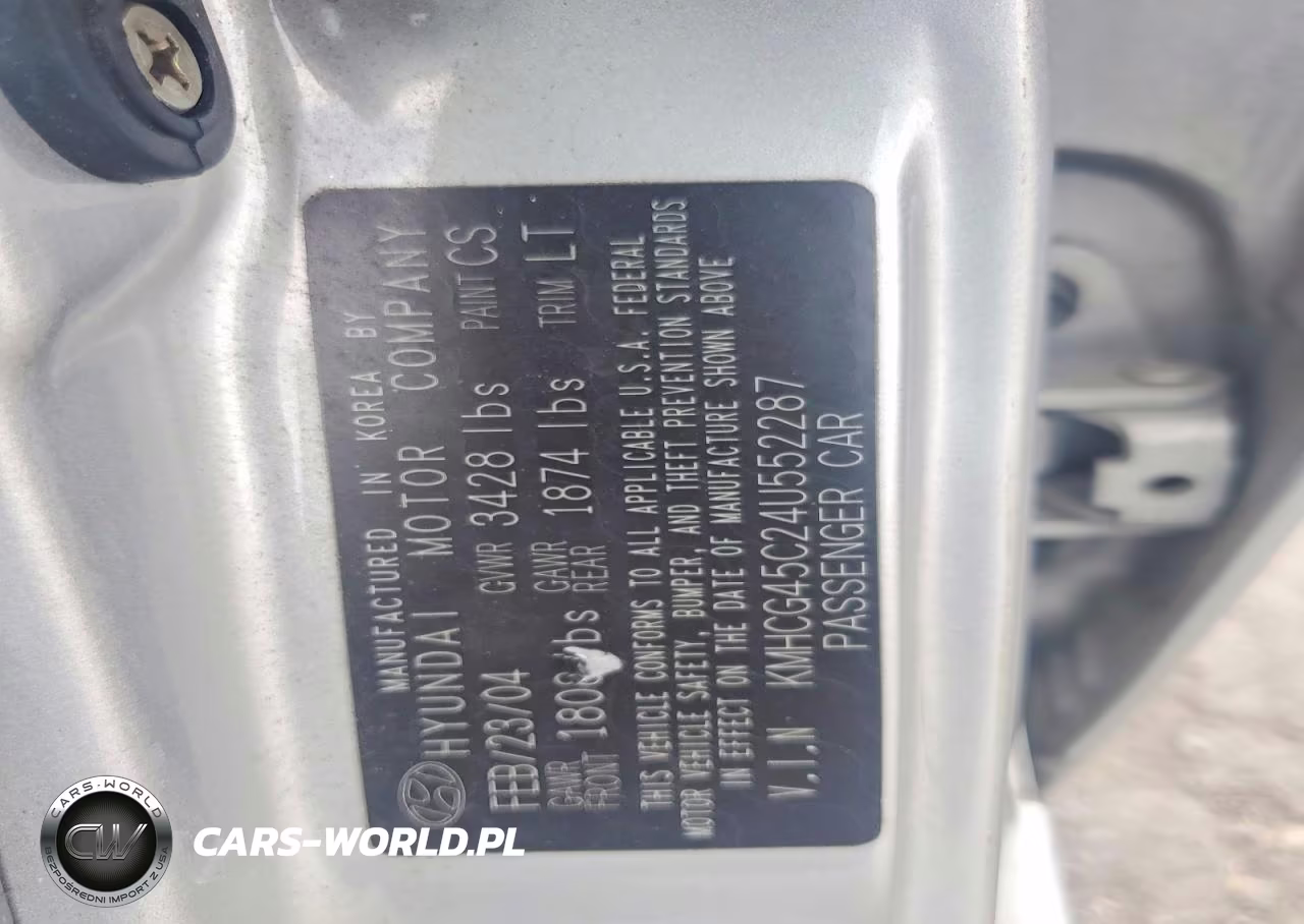 2004 Hyundai Accent Gl VIN:KMHCG45C24U552287 - 12