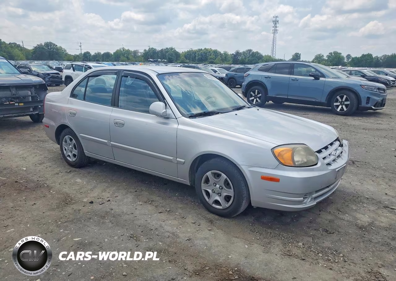 2004 Hyundai Accent Gl VIN:KMHCG45C24U552287 - 4