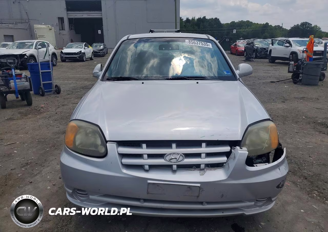 2004 Hyundai Accent Gl VIN:KMHCG45C24U552287 - 5