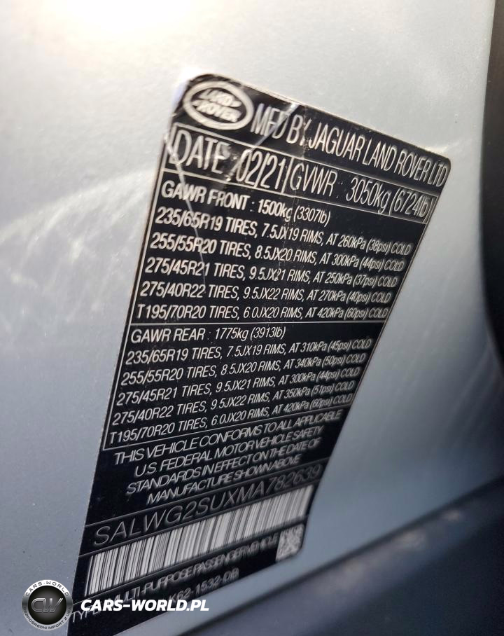 2021 Landau Boat Co Range Rover Sport Se VIN:SALWG2SUXMA782639 - 12