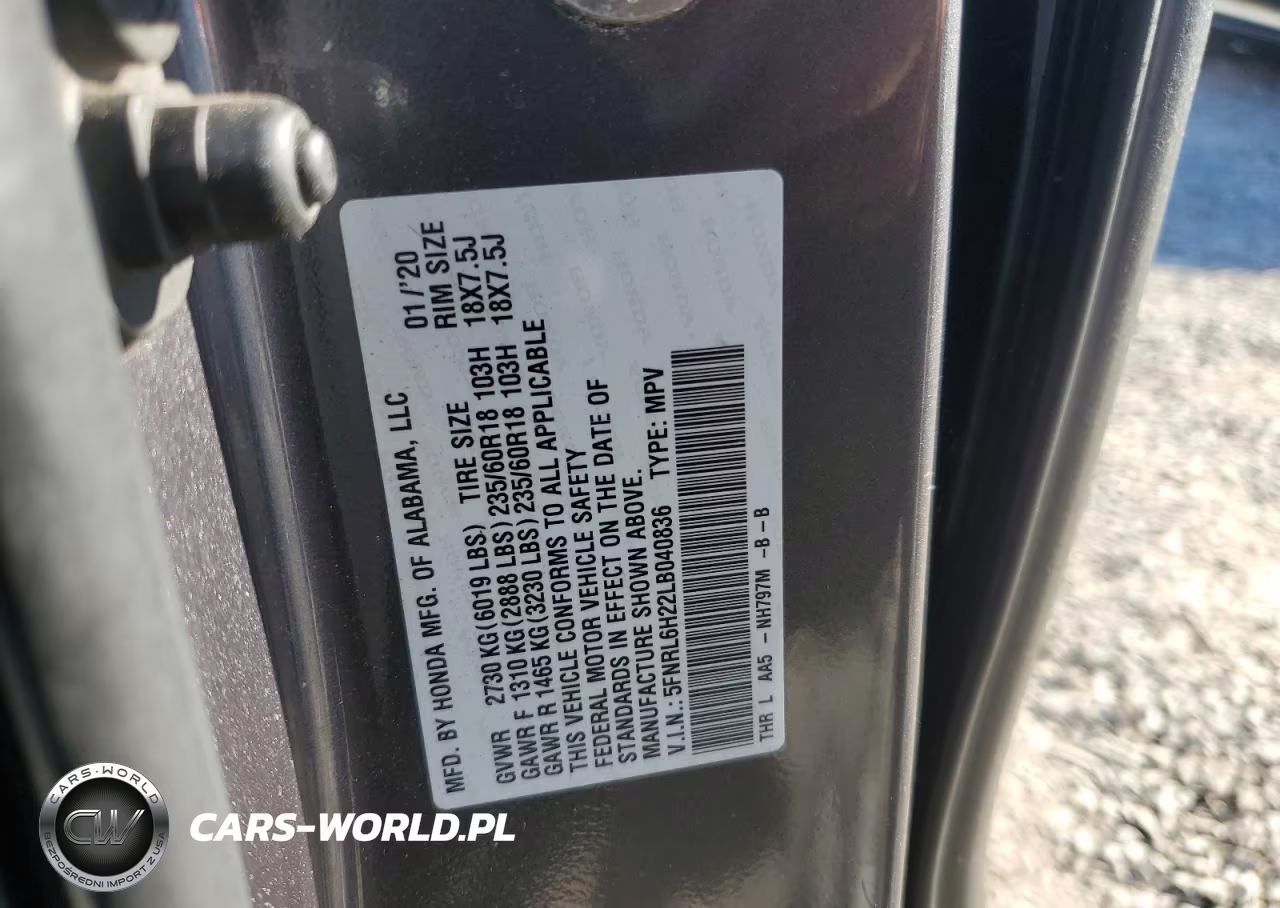 2020 Honda Odyssey Lx VIN:5FNRL6H22LB040836 - 13