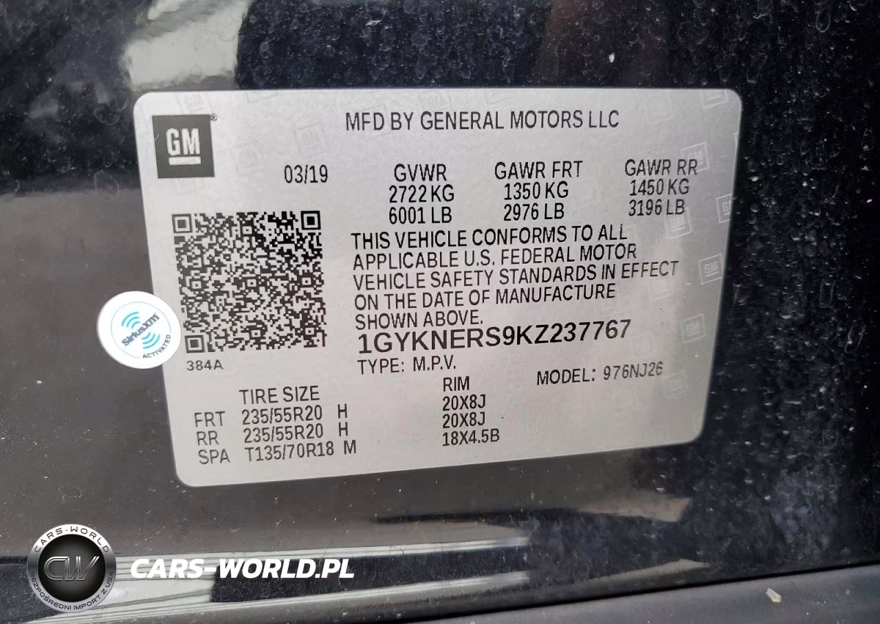2019 Cadillac Xt5 Premium Luxury VIN:1GYKNERS9KZ237767 - 13