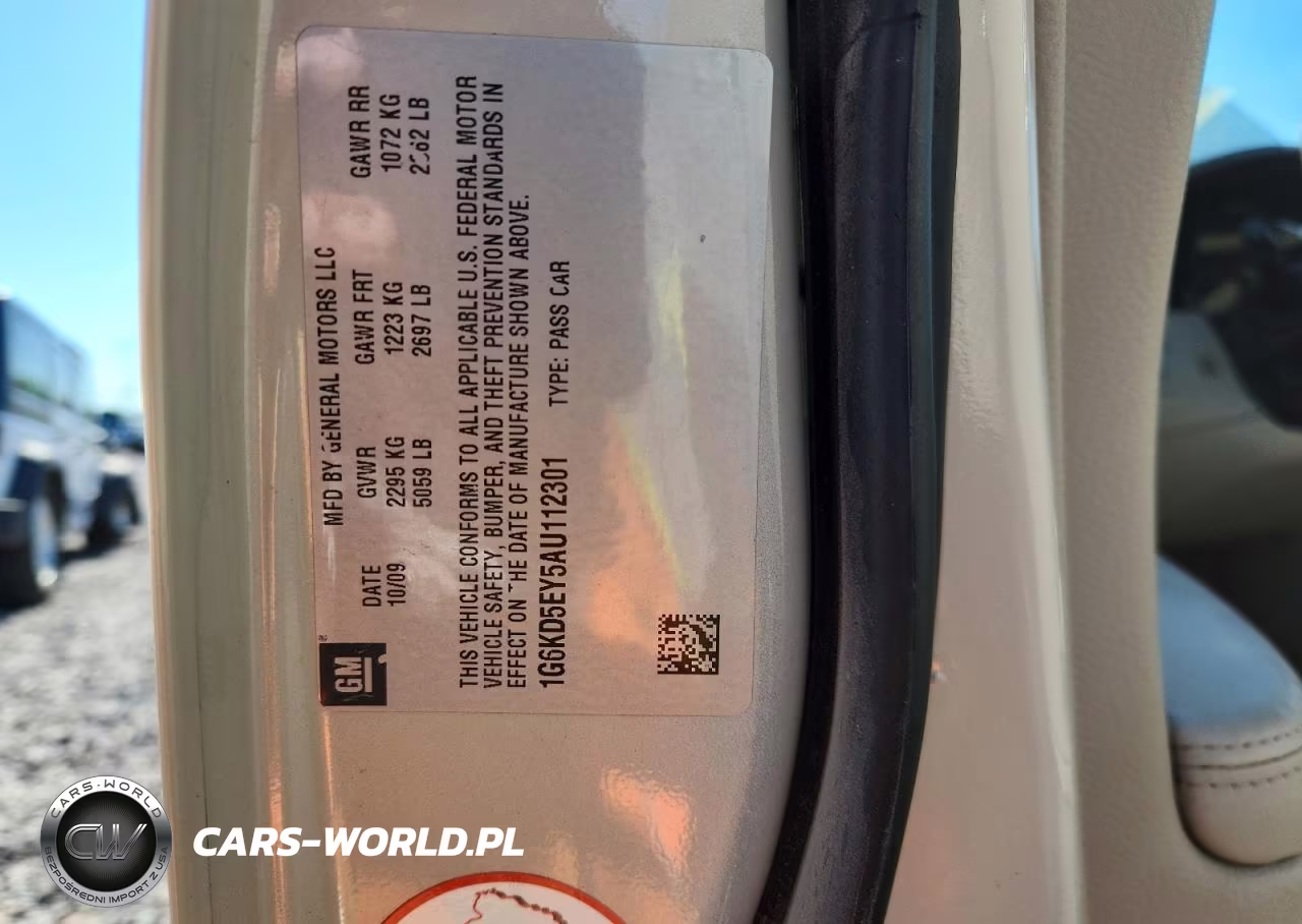 2010 Cadillac Dts Luxury Collection VIN:1G6KD5EY5AU112301 - 12