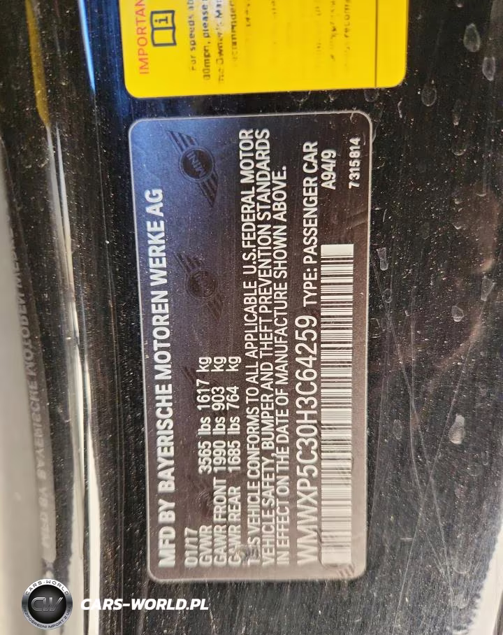 2017 Mini Cooper VIN:WMWXP5C30H3C64259 - 13