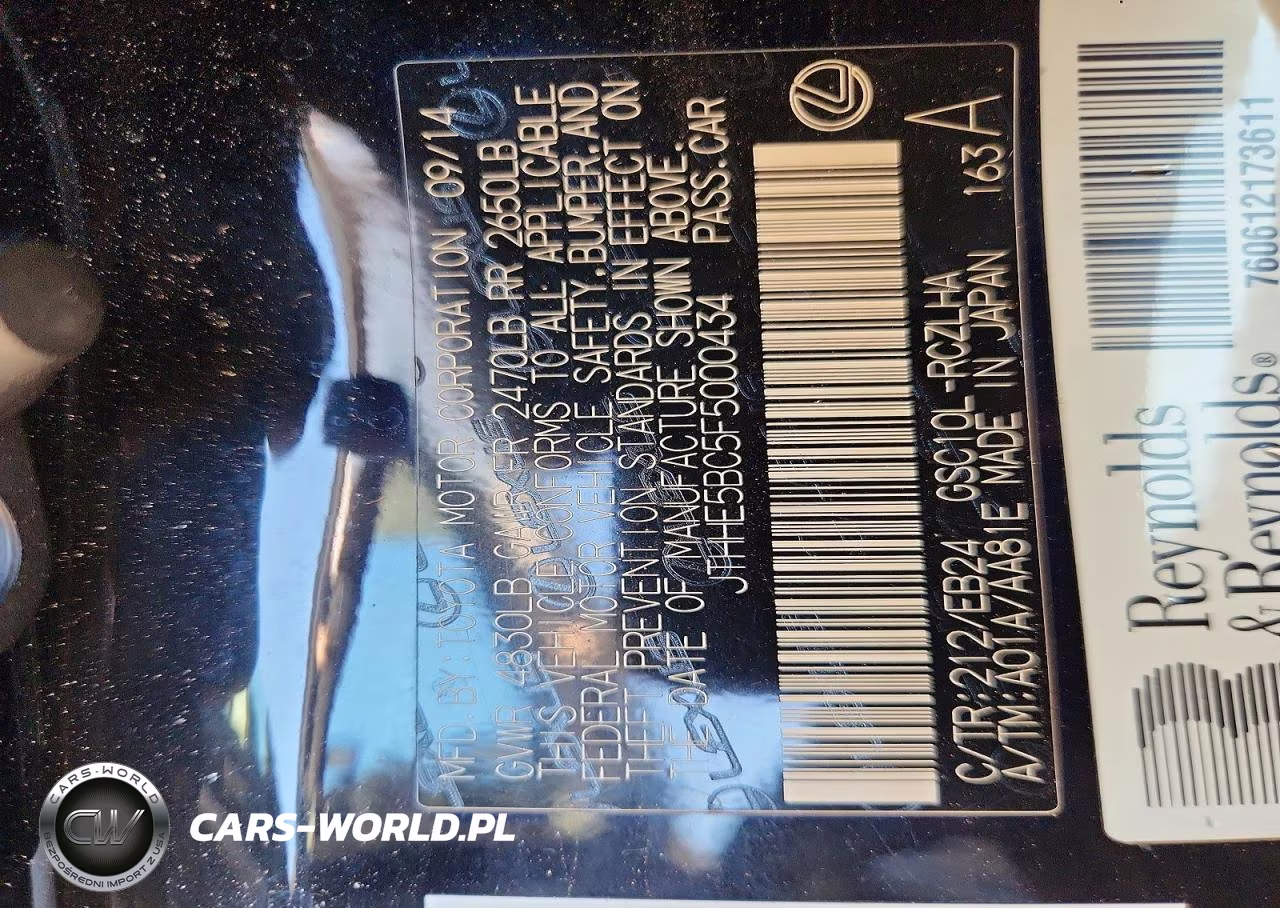 2015 Lexus Rc 350 VIN:JTHHE5BC5F5000434 - 12
