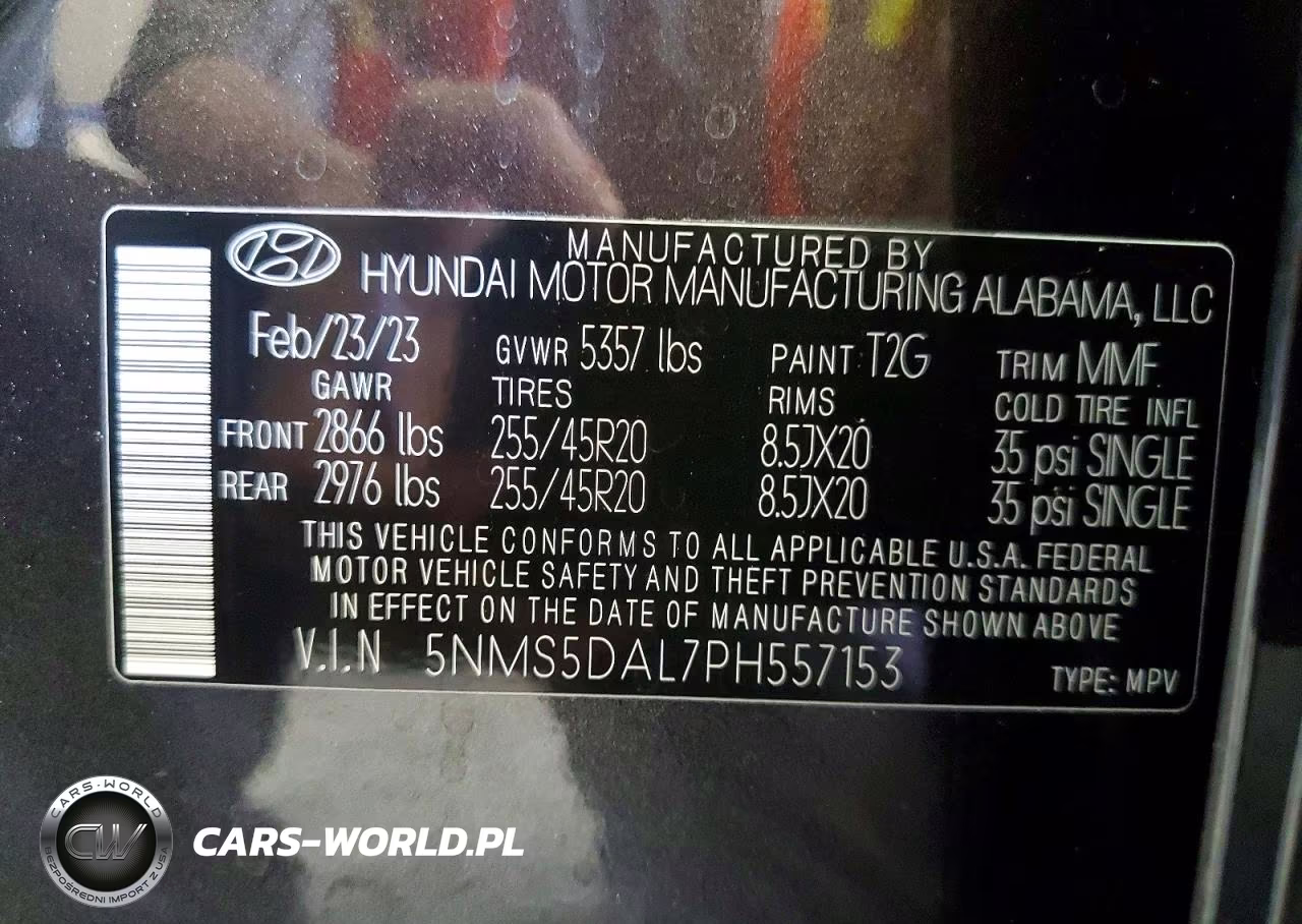 2023 Hyundai Santa Fe Calligraphy VIN:5NMS5DAL7PH557153 - 13