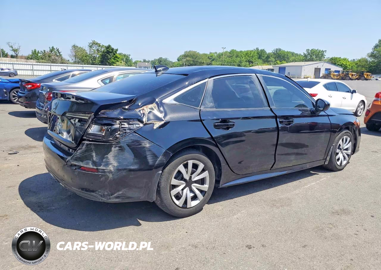 2025 Honda Civic Lx VIN:2HGFE2F23SH592834 - 3