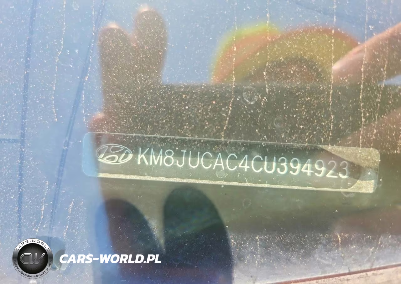 2012 Hyundai Tucson Gls VIN:KM8JUCAC4CU394923 - 12
