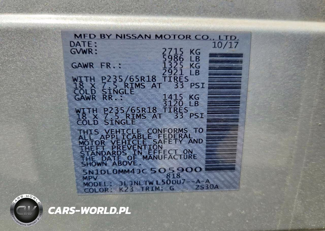 2018 Infiniti Qx60 Base VIN:5N1DL0MM4JC505900 - 13