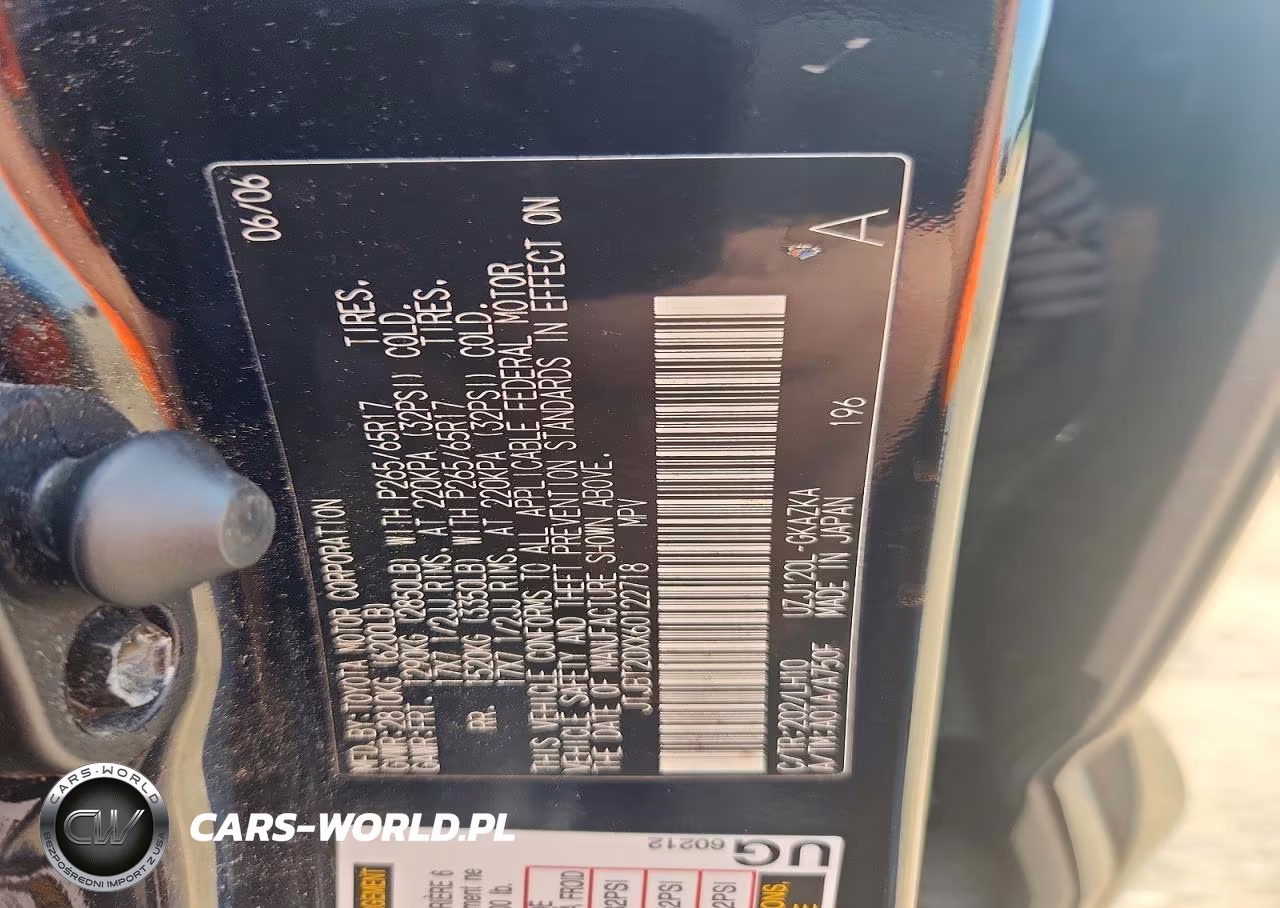 2006 Lexus Gx 470 VIN:JTJBT20XX60122718 - 14