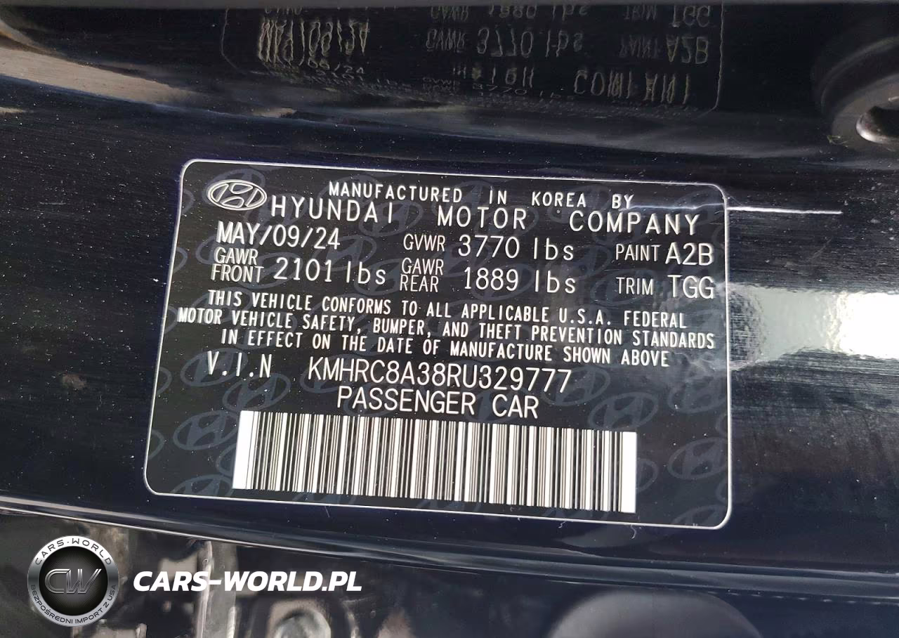 2024 Hyundai Venue Sel VIN:KMHRC8A38RU329777 - 13