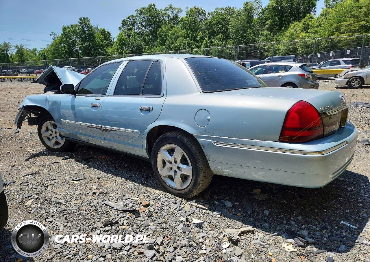 2008 Mercury Grand Marquis Gs VIN:2MEFM74V78X640537 - 2