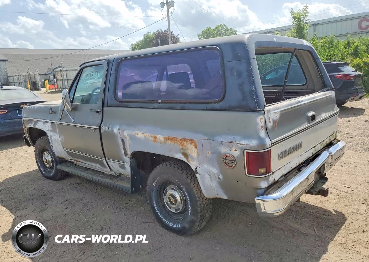 1978 Chevrolet Blazer K5 VIN:CKL188F115274 - 2