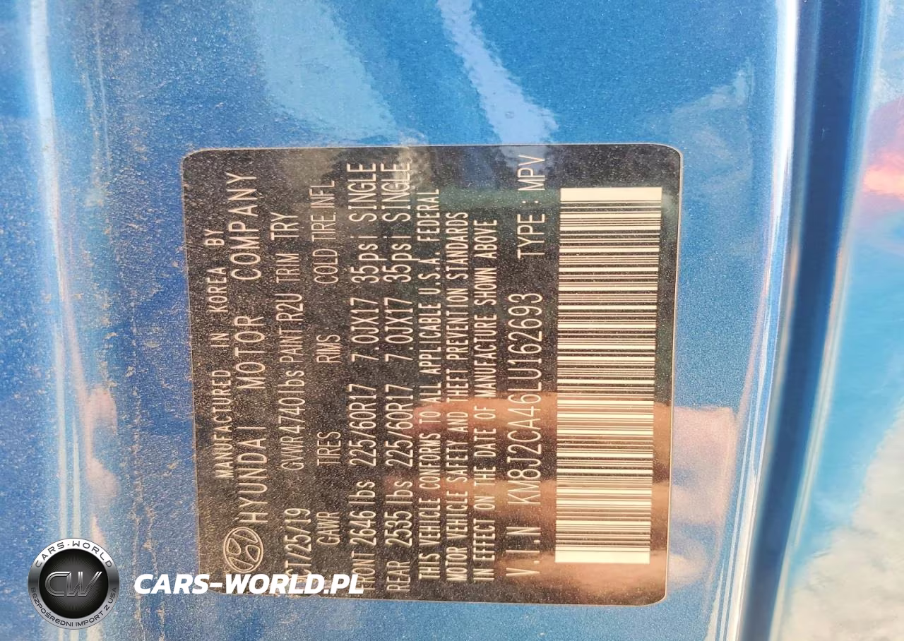 2020 Hyundai Tucson Se VIN:KM8J2CA46LU162693 - 12