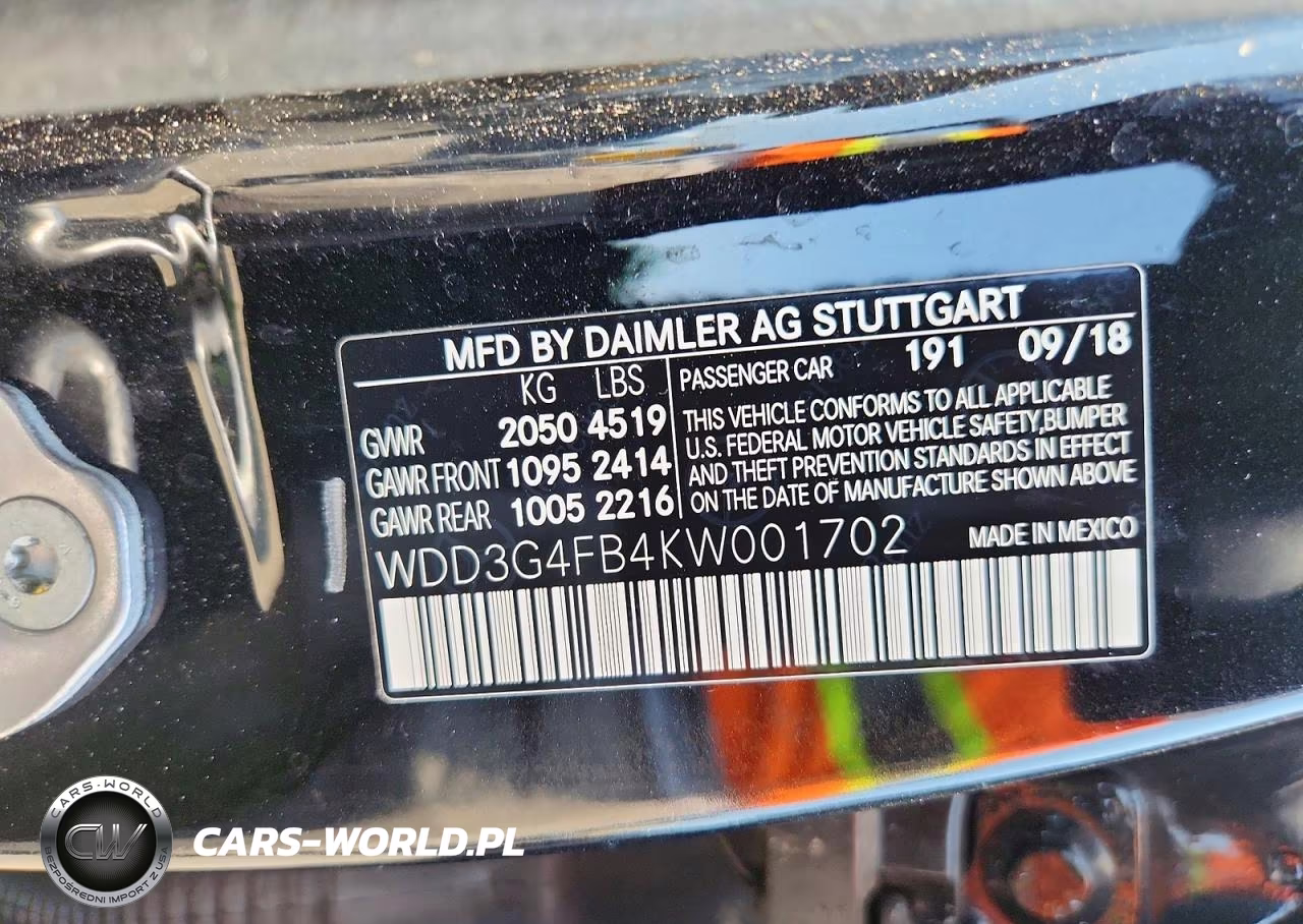 2019 Mercedes-Benz A 220 4Matic VIN:WDD3G4FB4KW001702 - 12