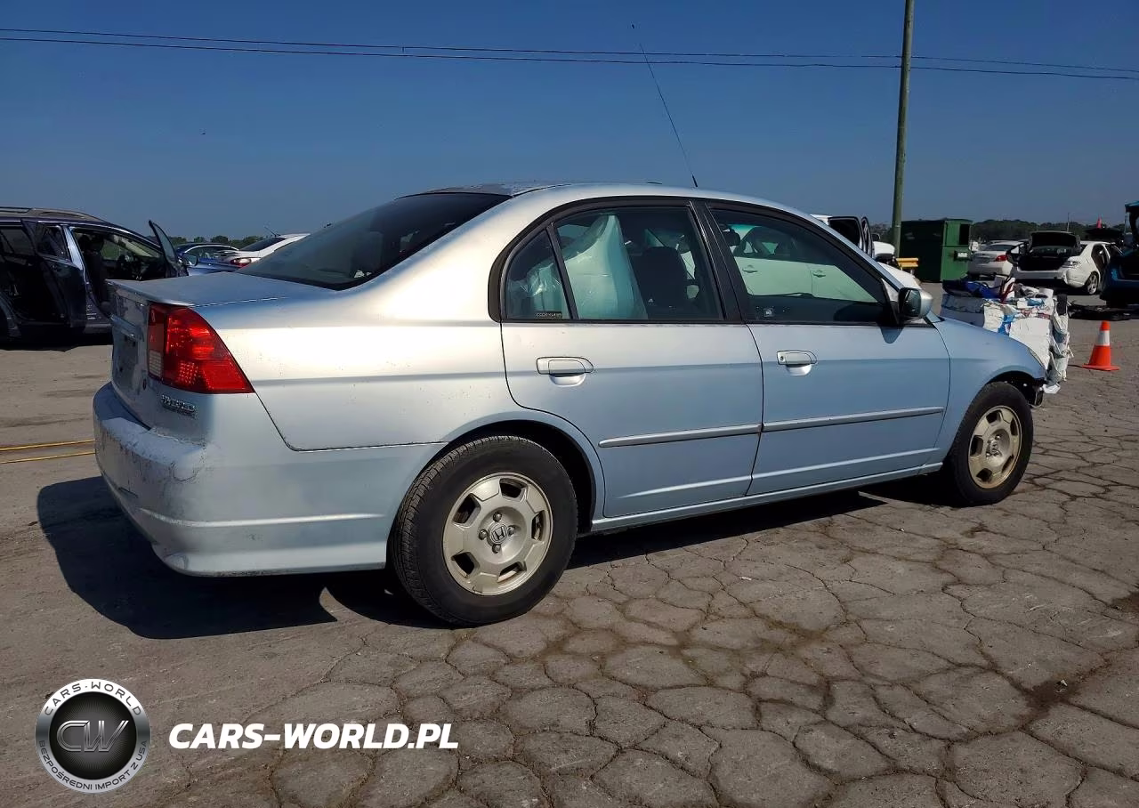 2005 Honda Civic Hybrid VIN:JHMES96655S011909 - 3