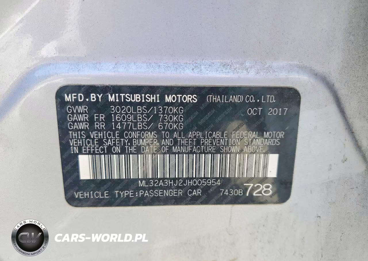 2018 Mitsubishi Mirage Es VIN:ML32A3HJ2JH005954 - 12