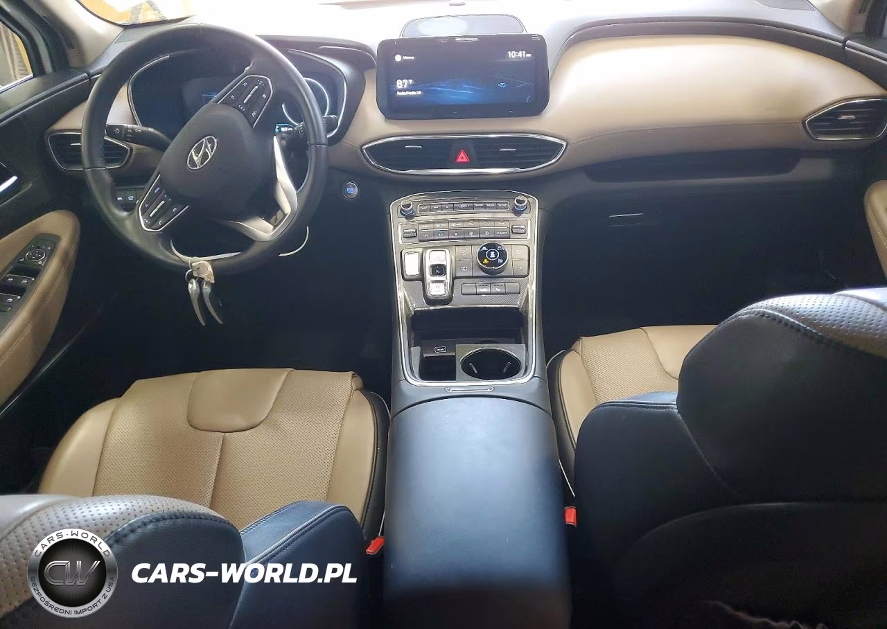 2021 Hyundai Santa Fe Sel VIN:5NMS3DAJ7MH358166 - 8
