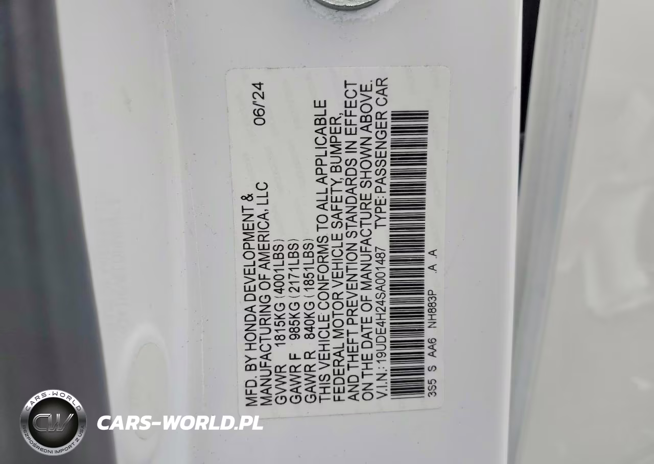 2025 Acura Integra VIN:19UDE4H24SA001487 - 13
