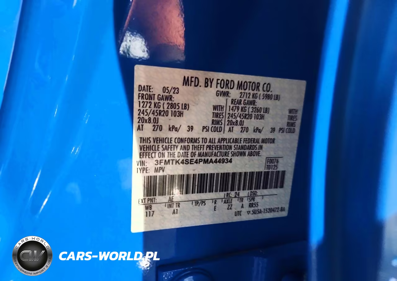 2023 Ford Mustang Mach-E Gt VIN:3FMTK4SE4PMA44934 - 14