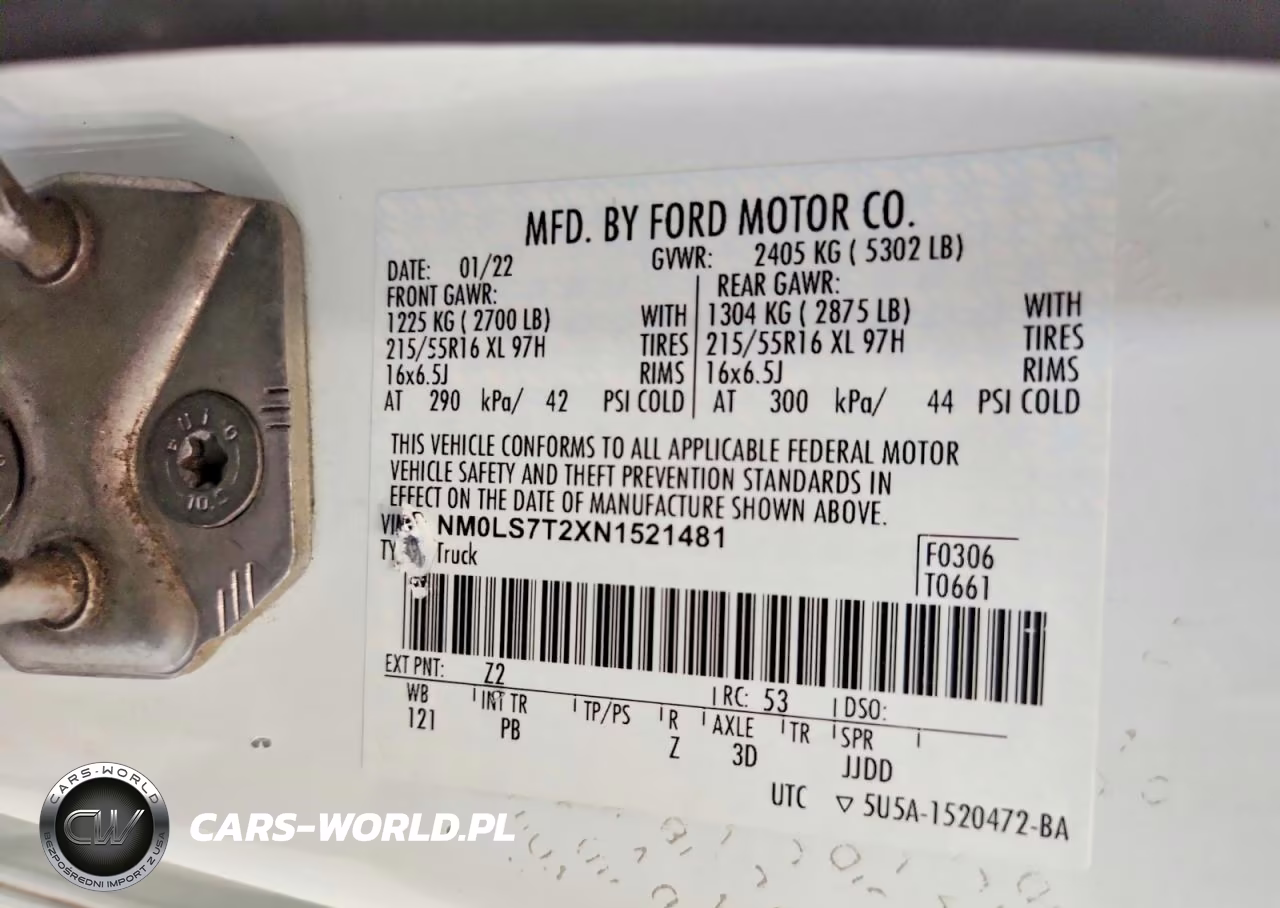 2022 Ford Transit Connect Xlt VIN:NM0LS7T2XN1521481 - 12
