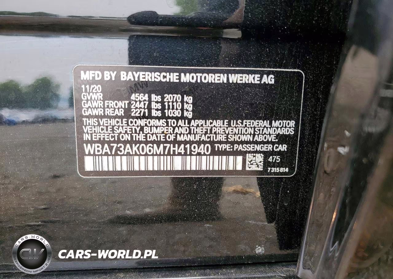 2021 BMW 228Xi VIN:WBA73AK06M7H41940 - 12