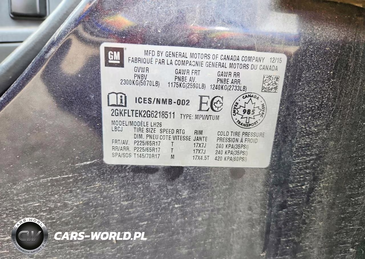 2016 GMC Terrain Sle VIN:2GKFLTEK2G6218511 - 13