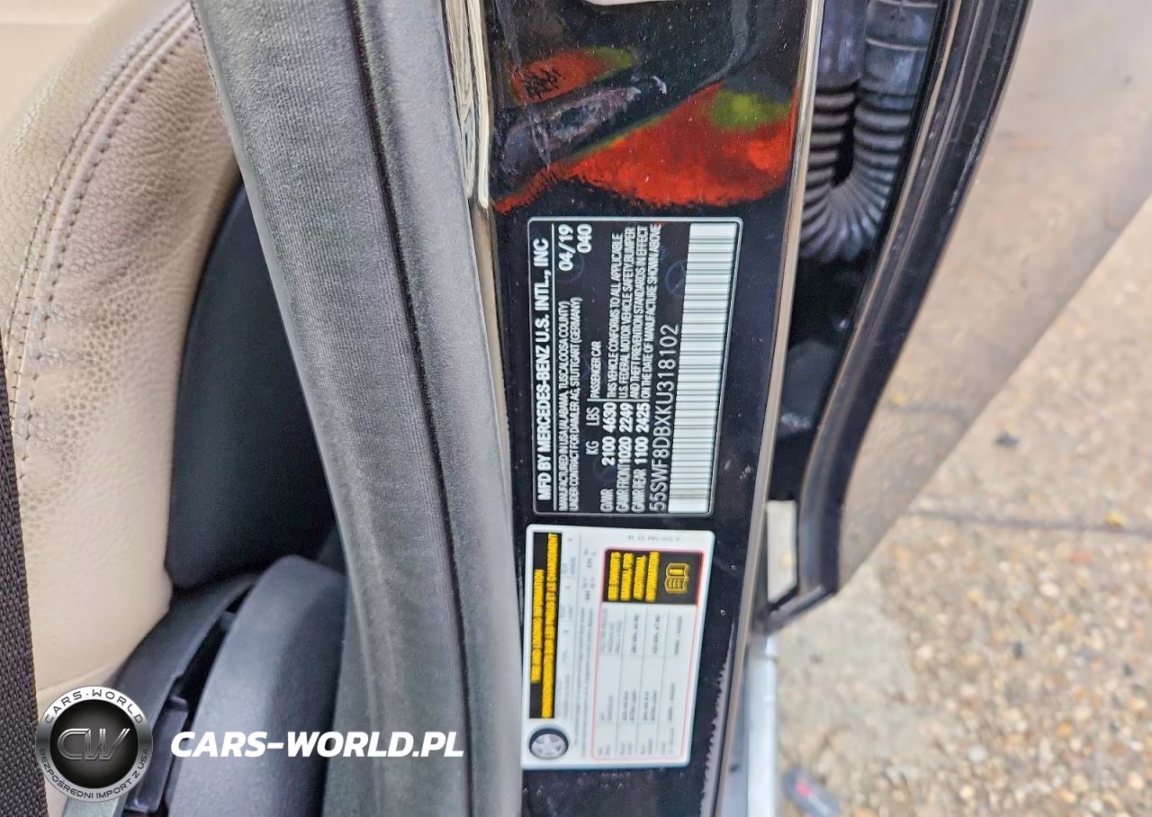 2019 Mercedes-Benz C 300 VIN:55SWF8DBXKU318102 - 13