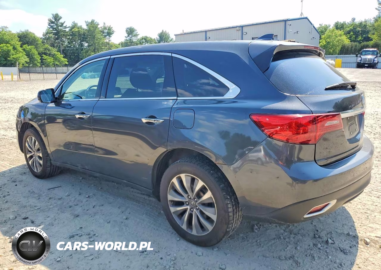 2014 Acura Mdx Technology VIN:5FRYD4H67EB017781 - 2