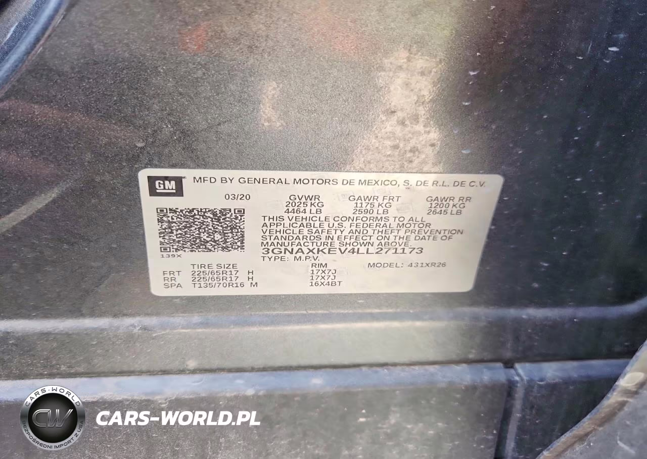 2020 Chevrolet Equinox Lt VIN:3GNAXKEV4LL271173 - 13