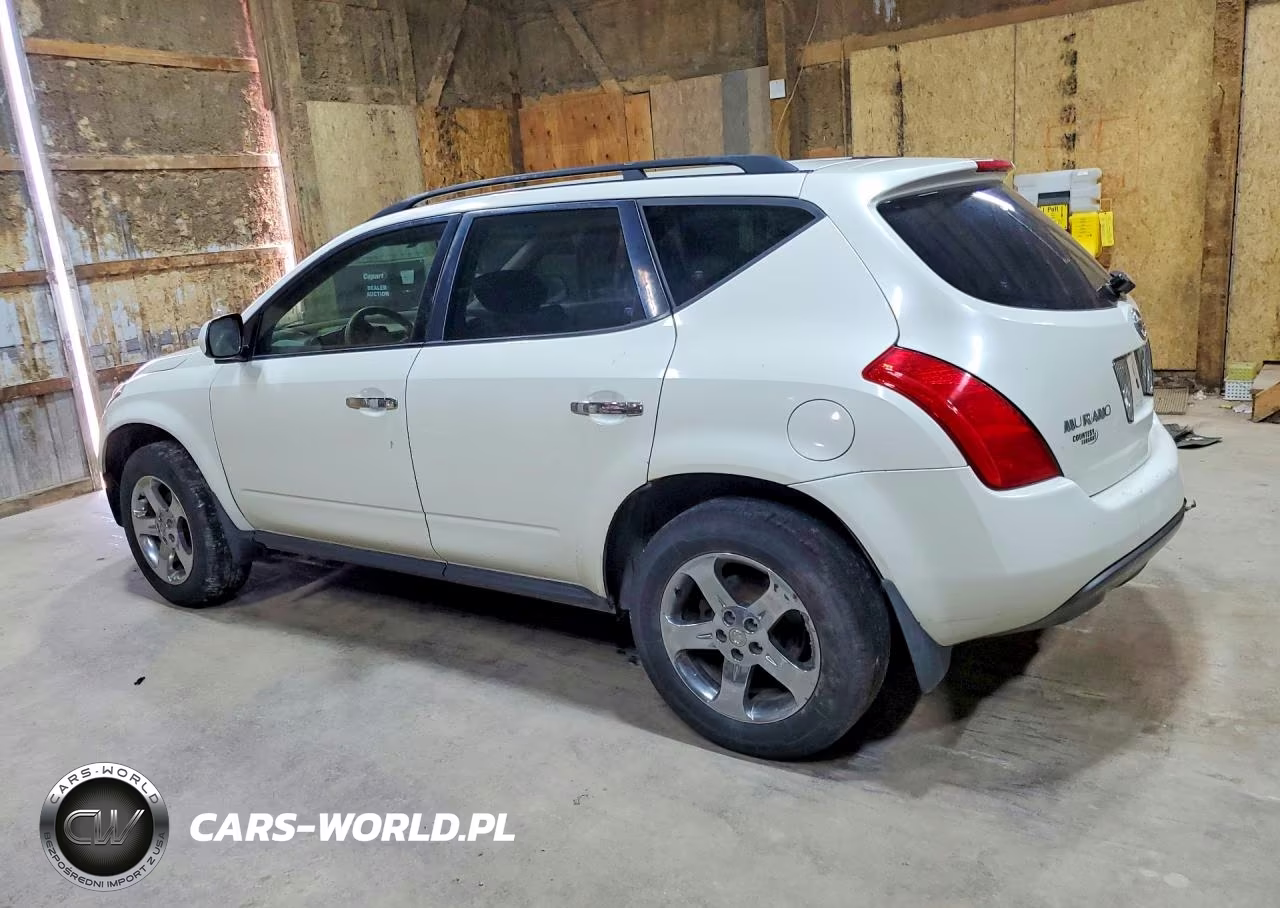 2004 Nissan Murano Sl VIN:JN8AZ08WX4W304110 - 2