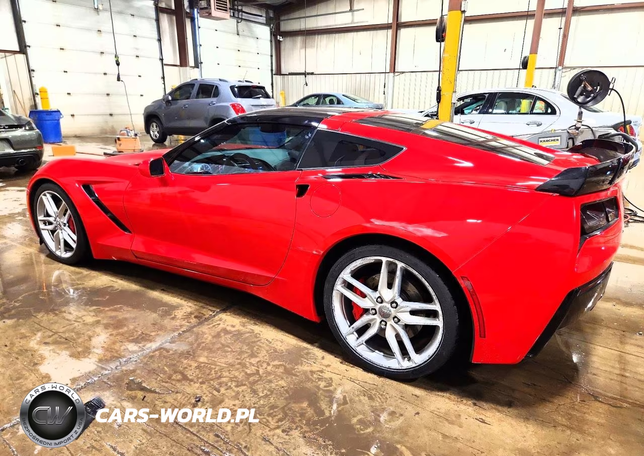 2014 Chevrolet Corvette Stingray Z51 3Lt VIN:1G1YL2D76E5108493 - 2