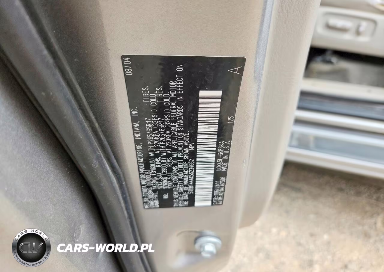2005 Toyota Sequoia Sr5 VIN:5TDBT44AX5S234662 - 12