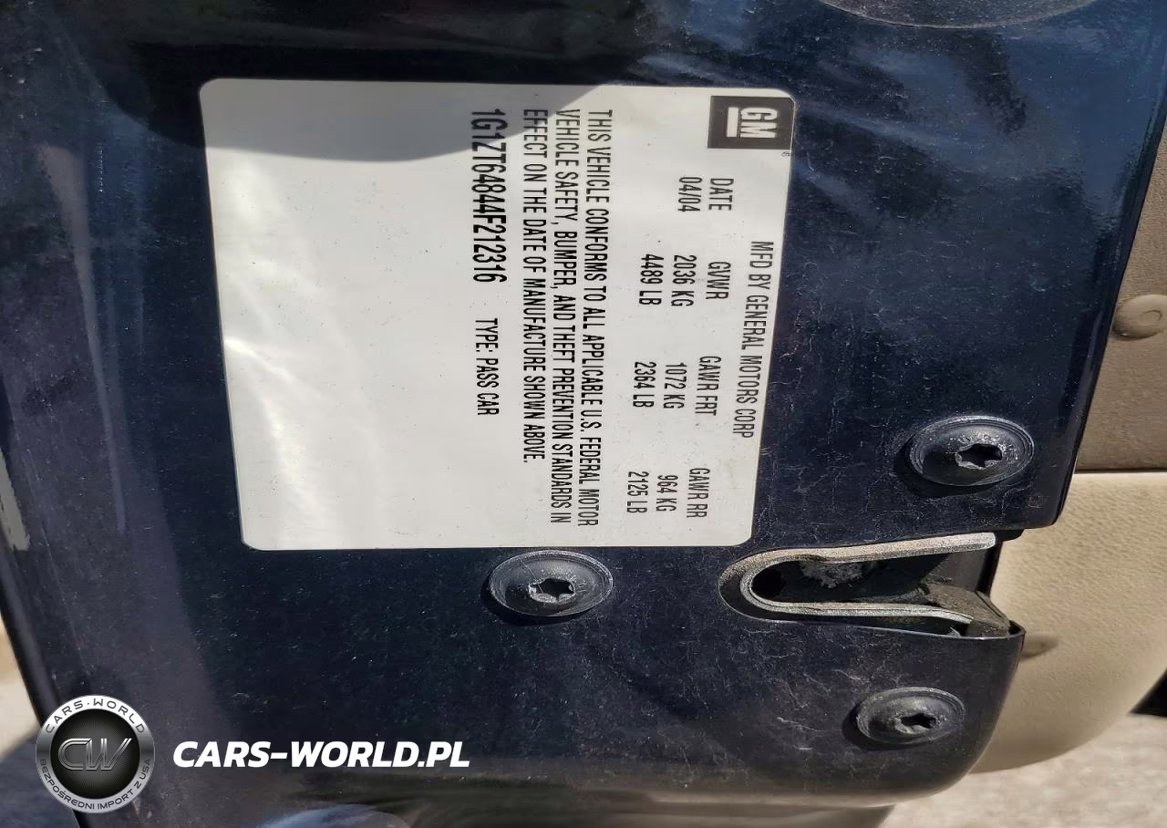 2004 Chevrolet Malibu Maxx Ls VIN:1G1ZT64844F212316 - 12