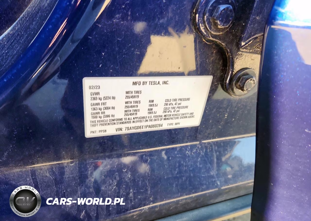 2023 Tesla Model Y VIN:7SAYGDEE1PA080284 - 13