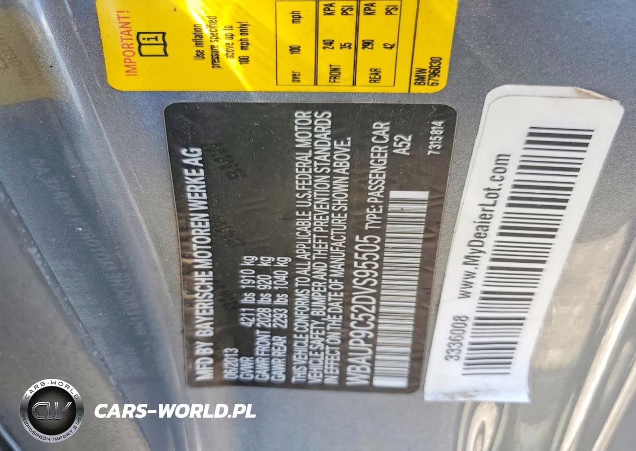 2013 BMW 128 I VIN:WBAUP9C52DVS95505 - 12
