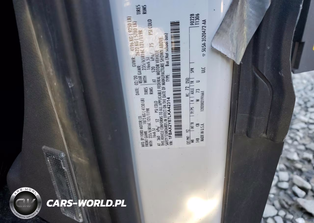 2020 Ford Transit VIN:1FBAX2Y87LKA42314 - 13