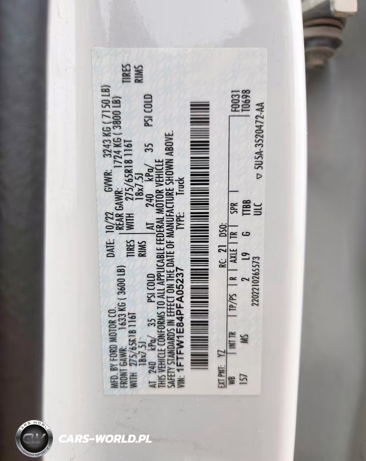 2023 Ford F150 Supercrew VIN:1FTFW1E84PFA05237 - 12