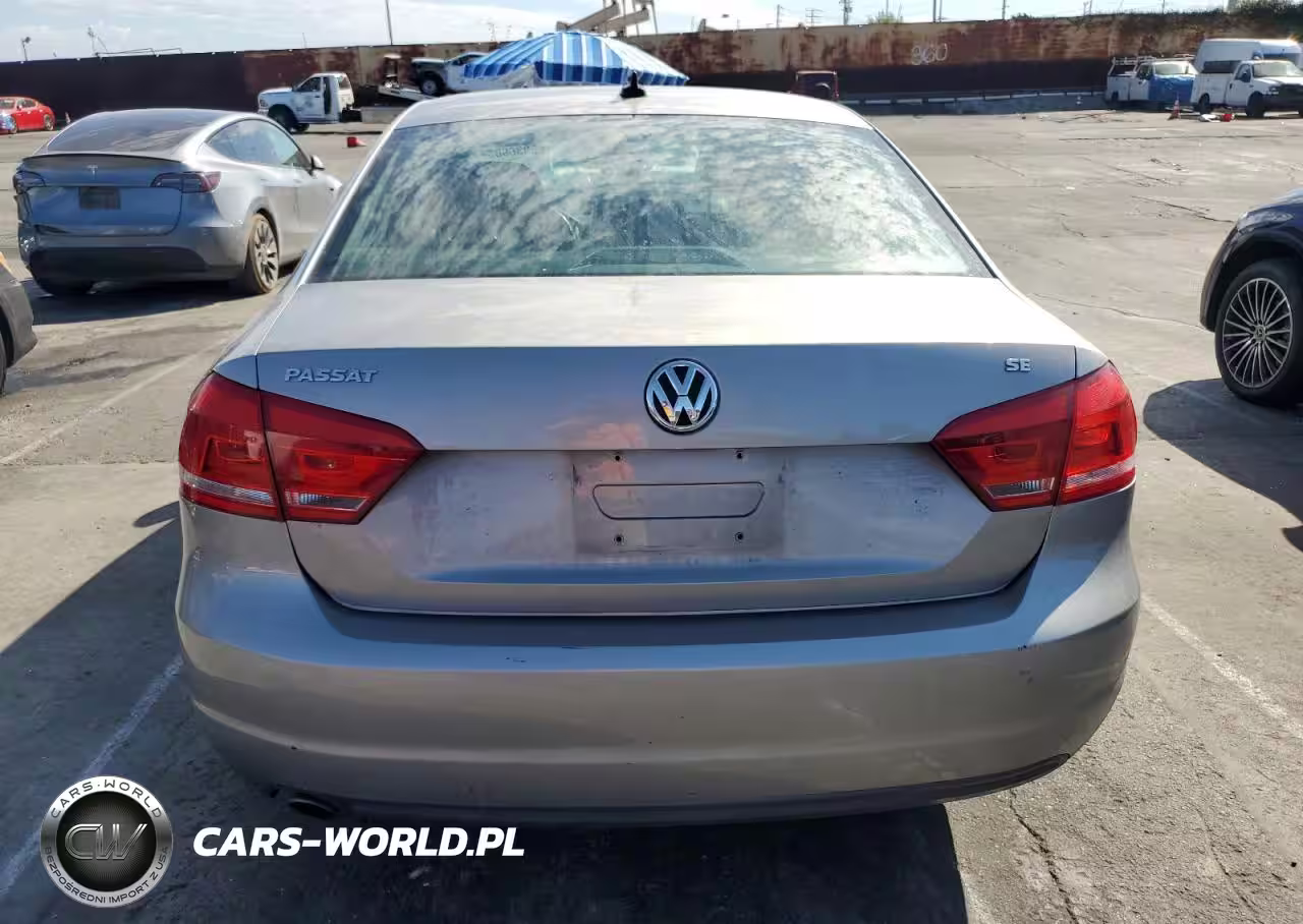 2012 Volkswagen Passat Se VIN:1VWBP7A34CC095779 - 6