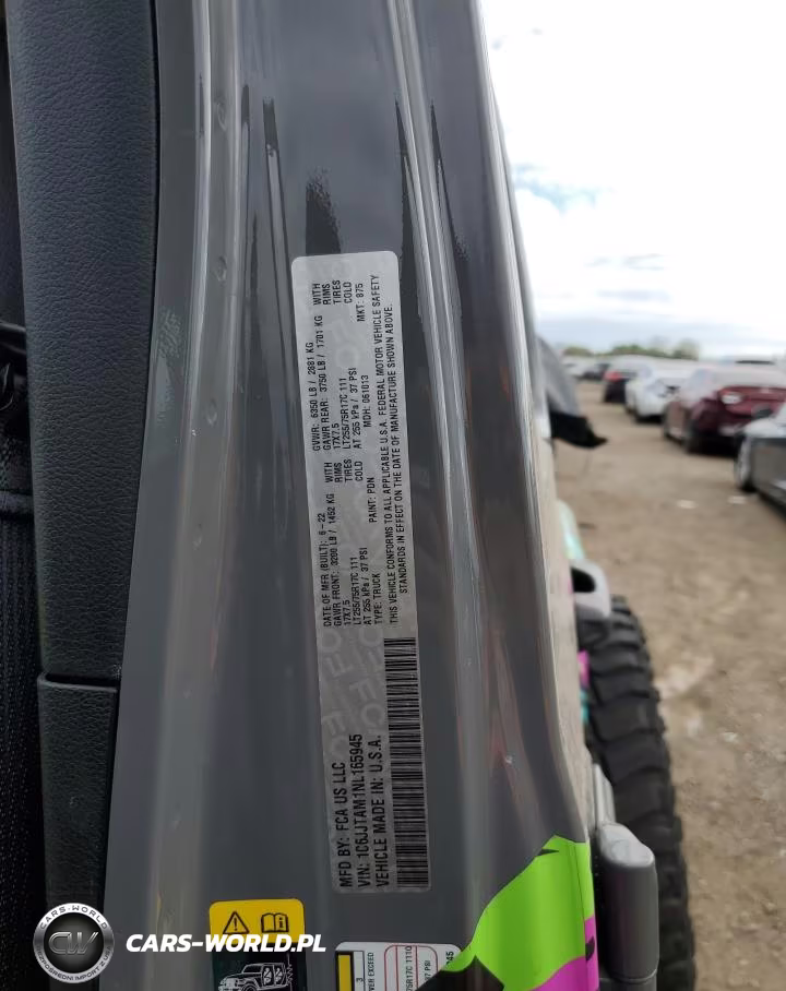 2022 Jeep Gladiator Sport VIN:1C6JJTAM1NL165945 - 12