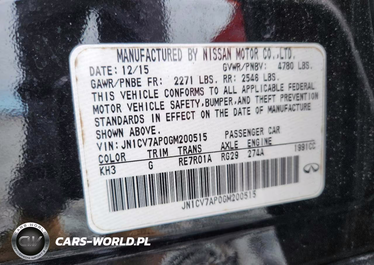 2016 Infiniti Q50 2.0T Premium VIN:JN1CV7AP0GM200515 - 13