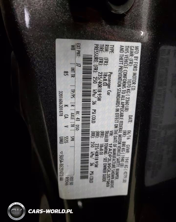 2016 Ford Focus St VIN:1FADP3L99GL357989 - 12