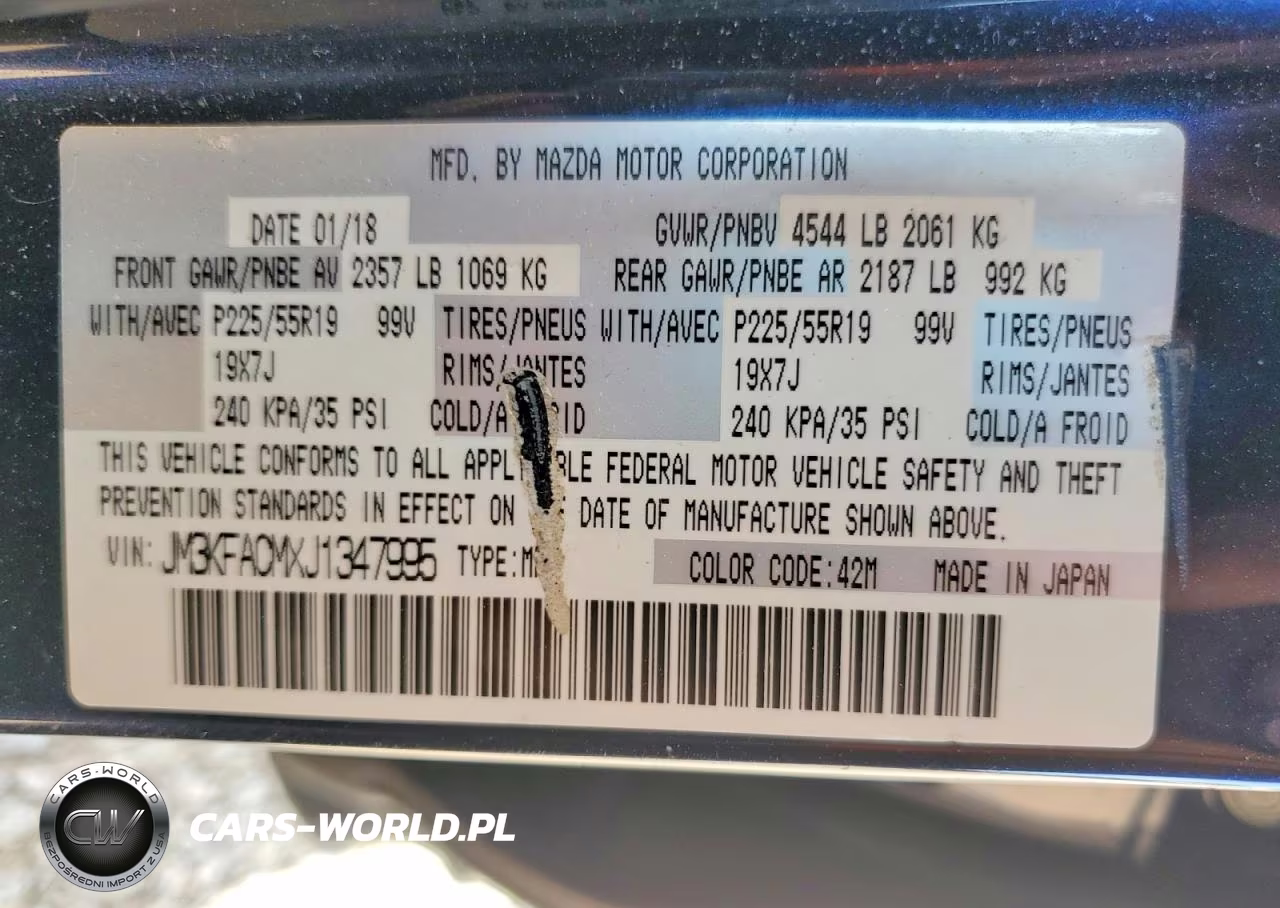2018 Mazda Cx-5 Touring VIN:JM3KFACMXJ1347995 - 13