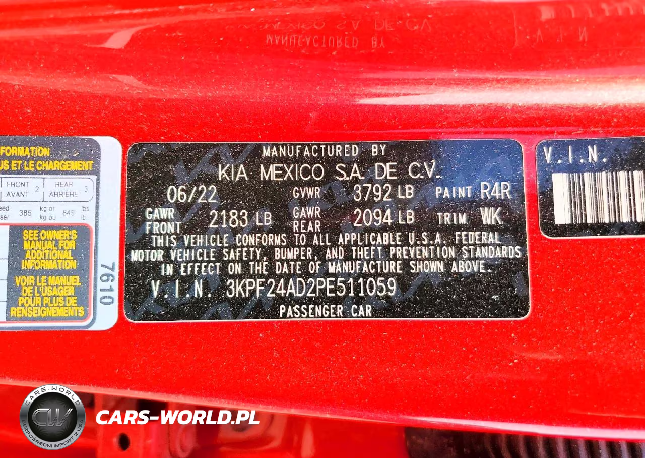2023 Kia Forte Lx-Lxs VIN:3KPF24AD2PE511059 - 13