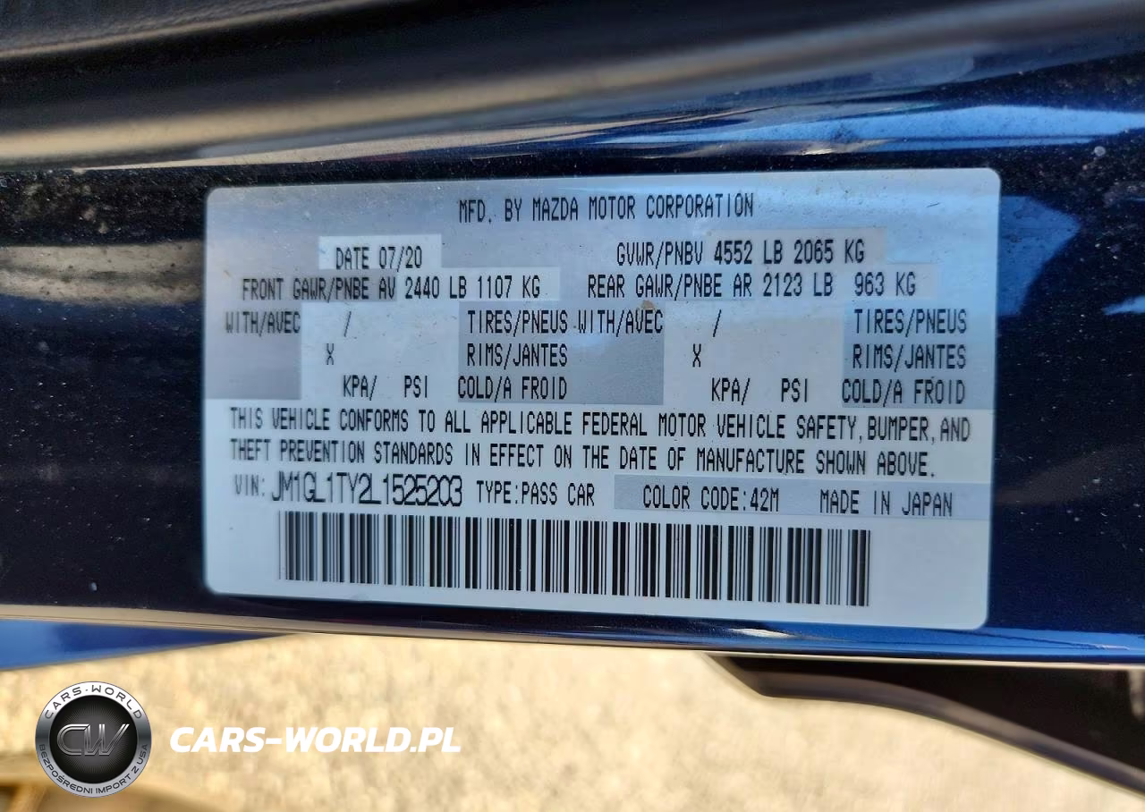 2020 Mazda 6 Grand Touring VIN:JM1GL1TY2L1525203 - 13