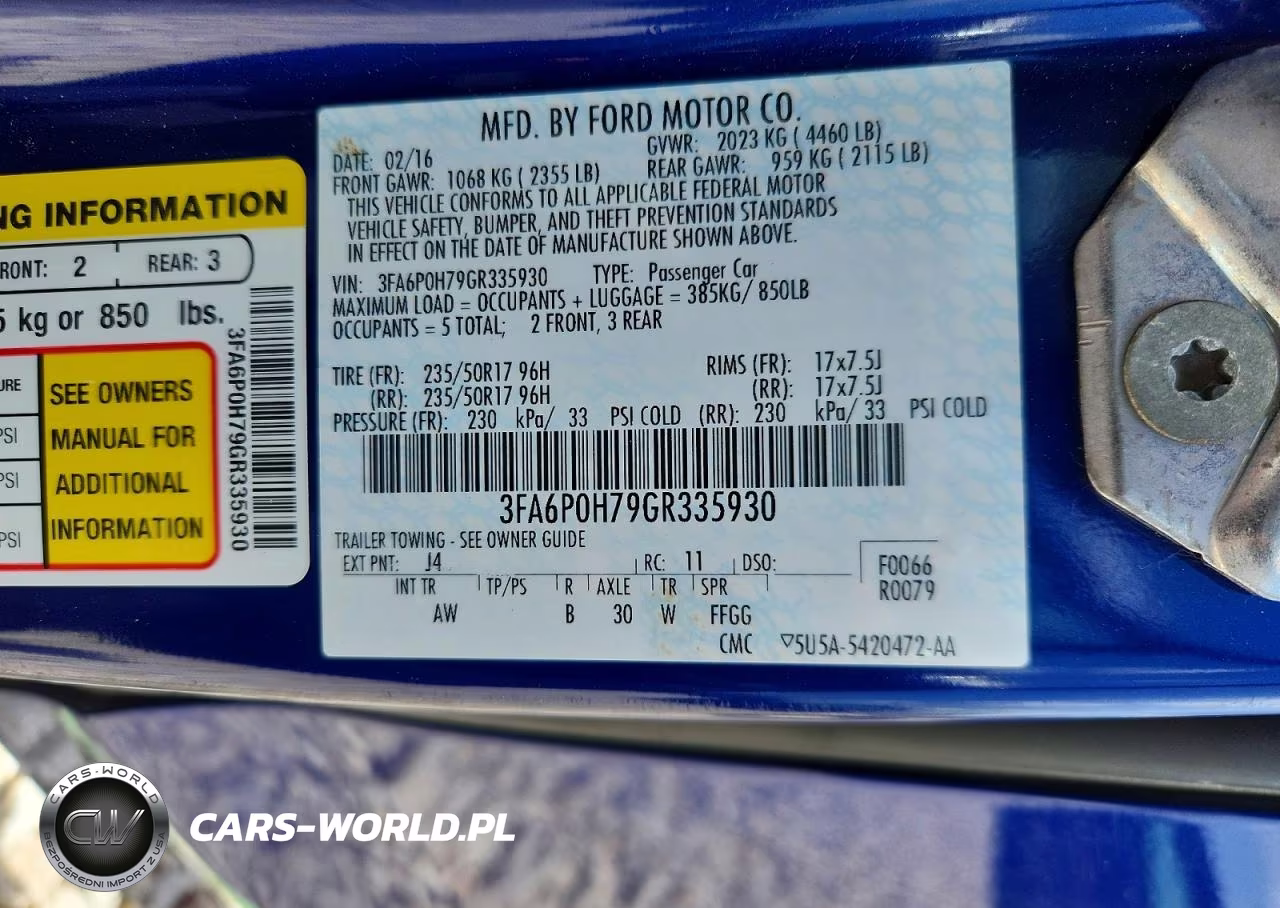 2016 Ford Fusion Se VIN:3FA6P0H79GR335930 - 13