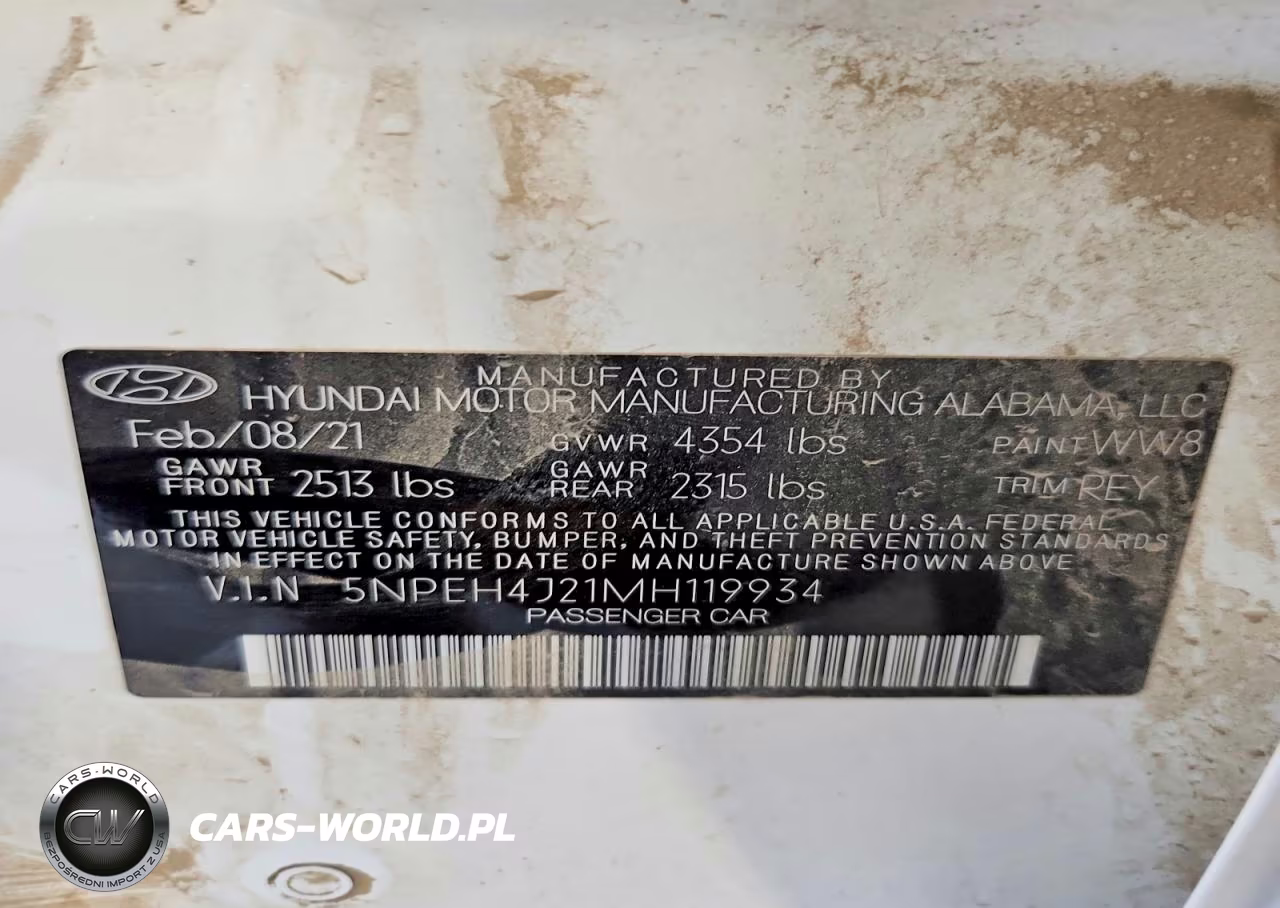 2021 Hyundai Sonata Limited VIN:5NPEH4J21MH119934 - 12