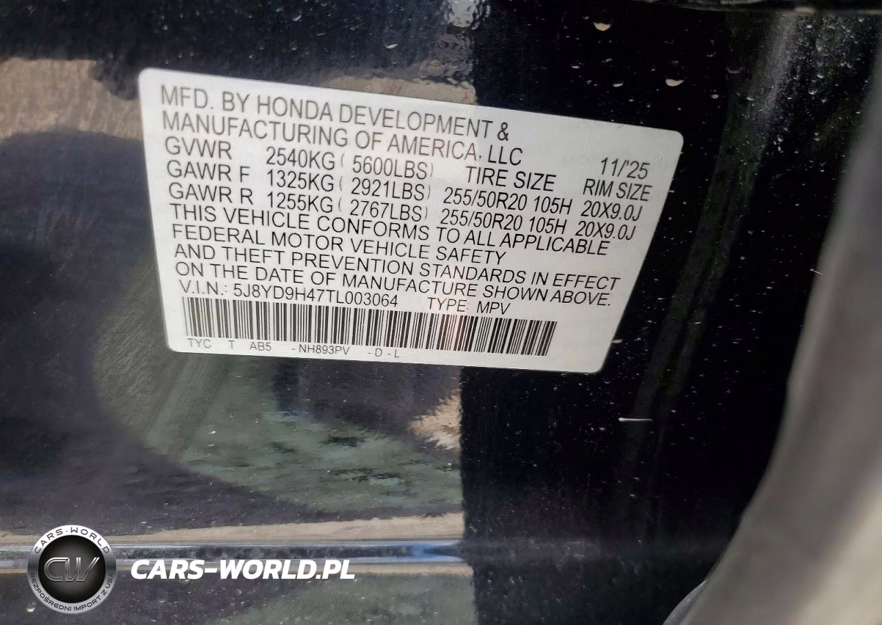 2026 Acura Mdx Technology VIN:5J8YD9H47TL003064 - 13