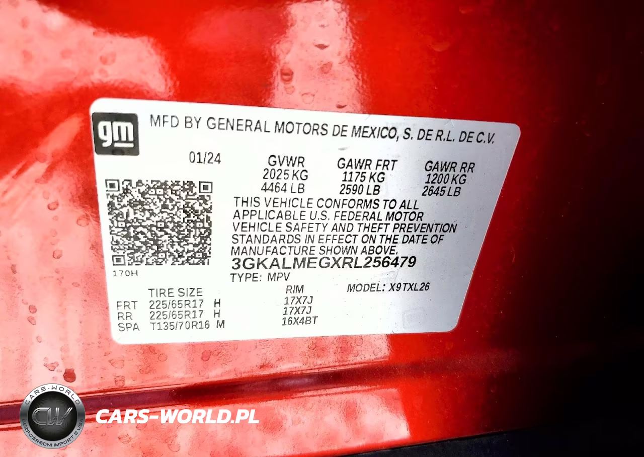 2024 GMC Terrain Sle VIN:3GKALMEGXRL256479 - 12